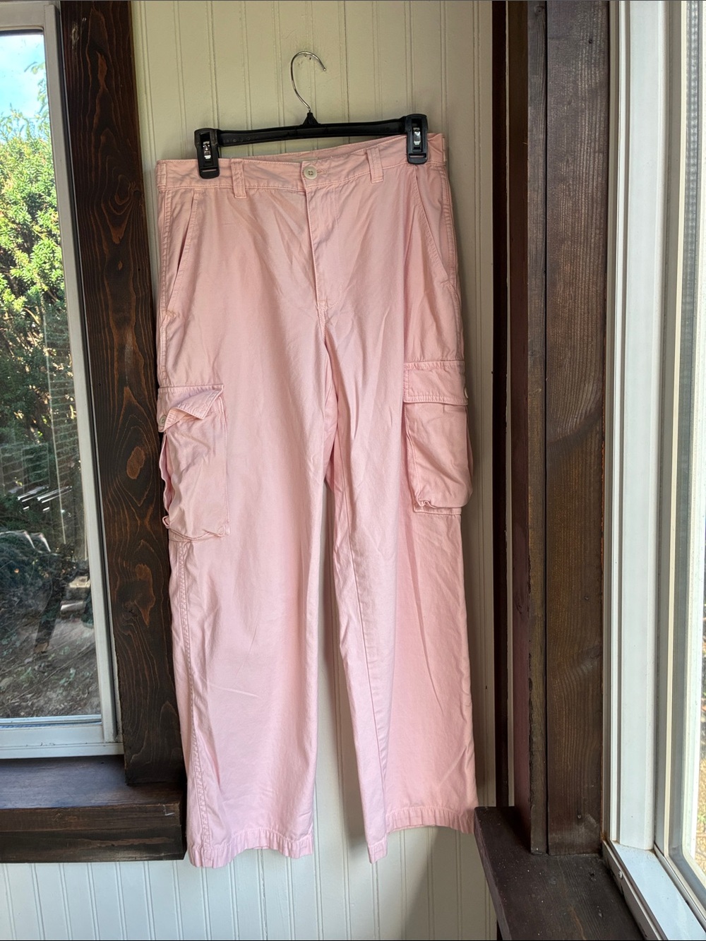 Pink Cargo Pants - Women's Casual Utility Trousers